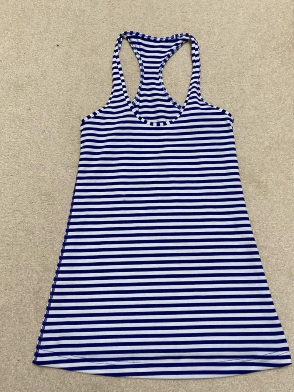 Lululemon Striped Cool Racerback Tank Top